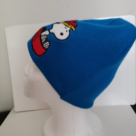 Peanuts Blue Snoopy Beanie Hat - Picture 5 of 5